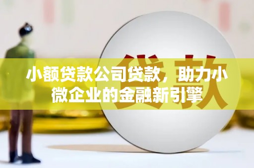 土城小额贷款公司贷款，助力小微企业的金融新引擎