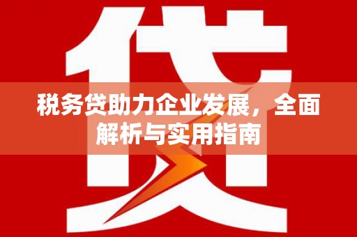 土城税务贷助力企业发展，全面解析与实用指南